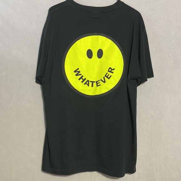 SUPREME WHATEVER TEE SMILEY FACE BLACK - Picture 4 of 4